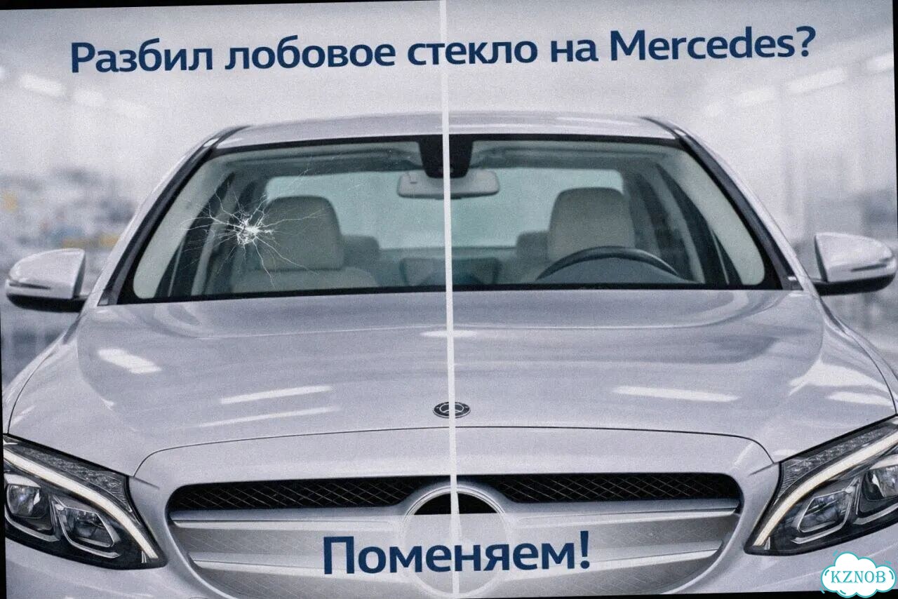 Лобовое стекло mercedes W230 фото 1