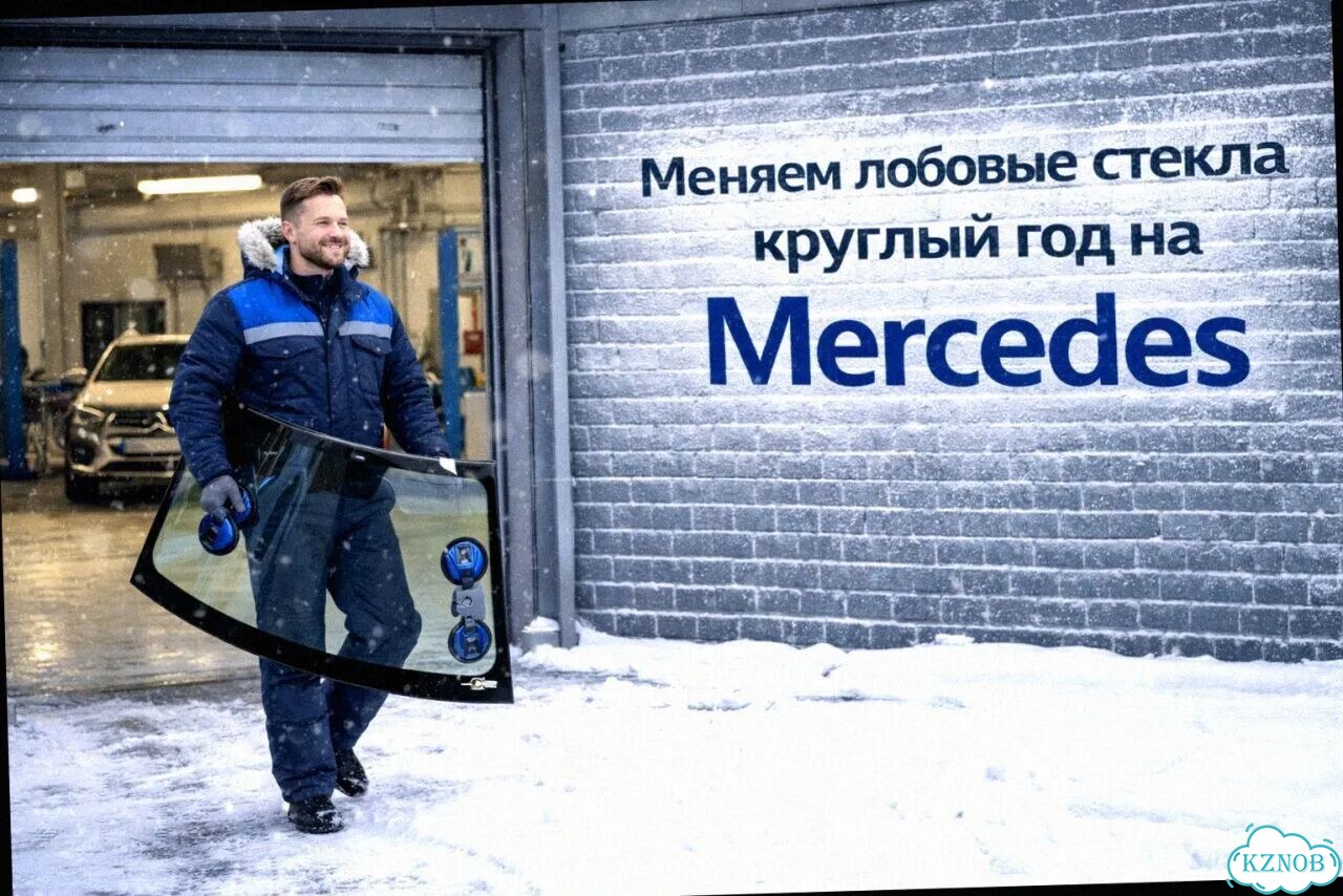 Лобовое стекло mercedes W230 фото 3