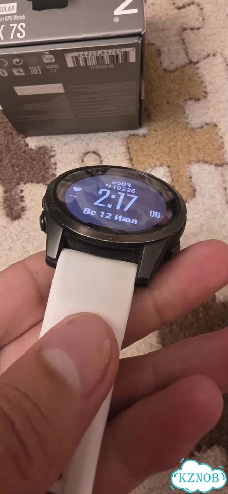 Garmin fenix 7 s sapphire solar фото 2
