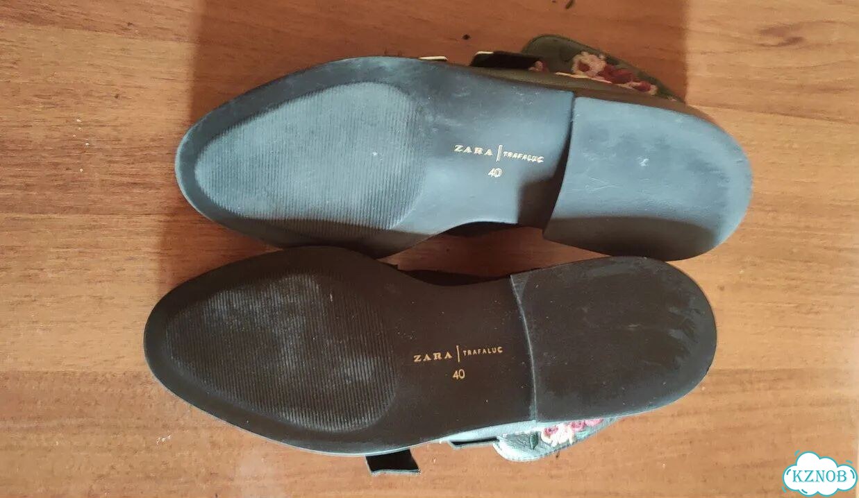 Новые ботинки Zara натуральная кожа вышивка фото 3