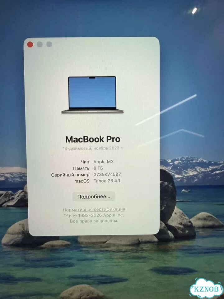 Macbook Pro 14 M3 8 512gb фото 3