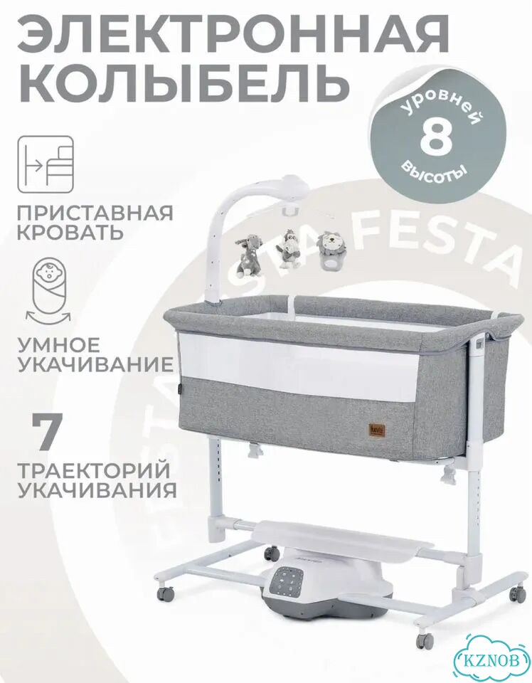 Кроватка колыбель для новорожденного ребенка фото 2