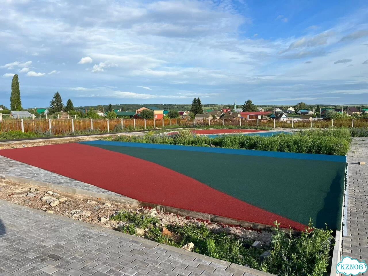 Покрытие из резиновой крошки для двора фото 2