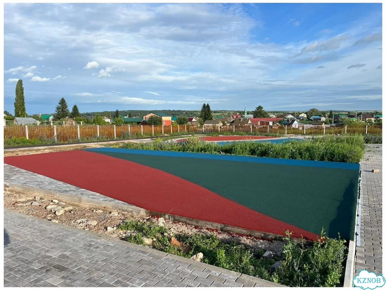 Покрытие из резиновой крошки для двора фото 3