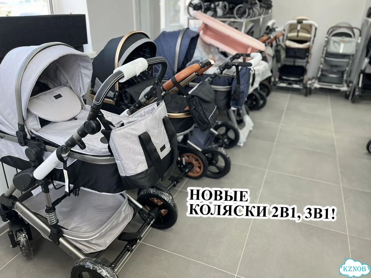 Коляска 2в1 для новорождённых фото 1