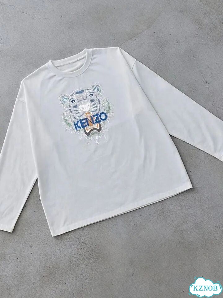 Лонгслив белый Kenzo светлый фото 1
