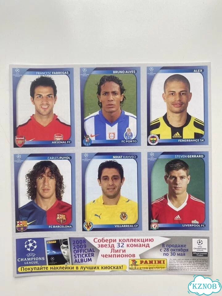 Наклейки Panini Лига Чемпионов 2008-2009 фото 1