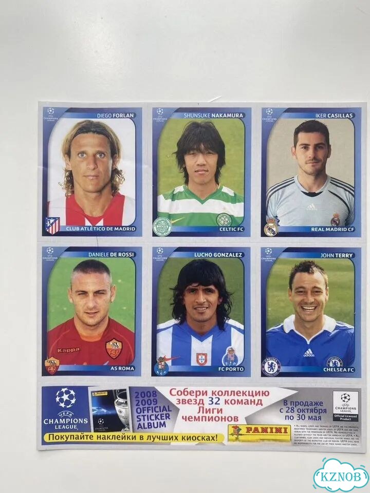 Наклейки Panini Лига Чемпионов 2008-2009 фото 2