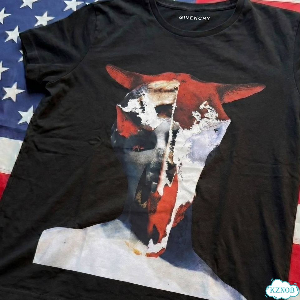 Футболка Givenchy Devil Horn angel archived фото 2