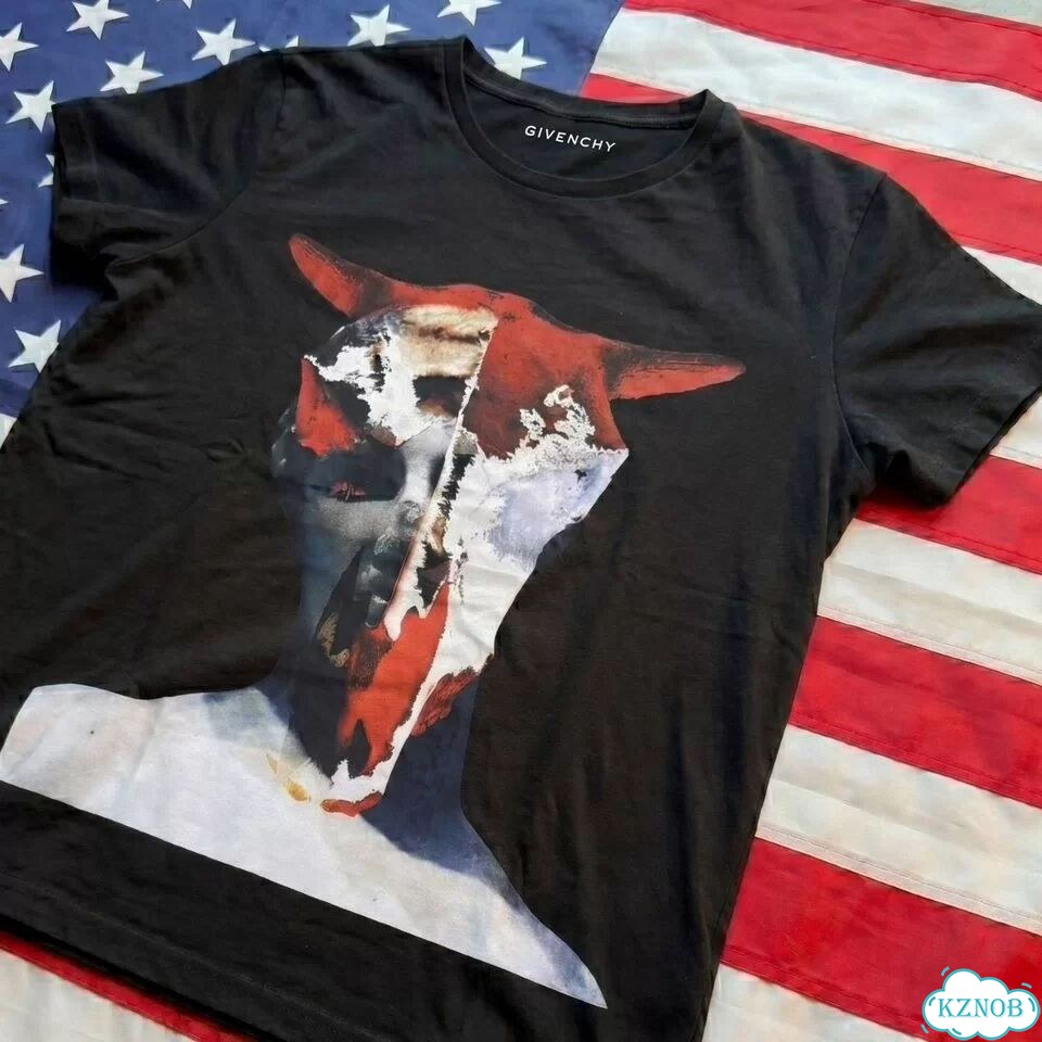 Футболка Givenchy Devil Horn angel archived фото 3
