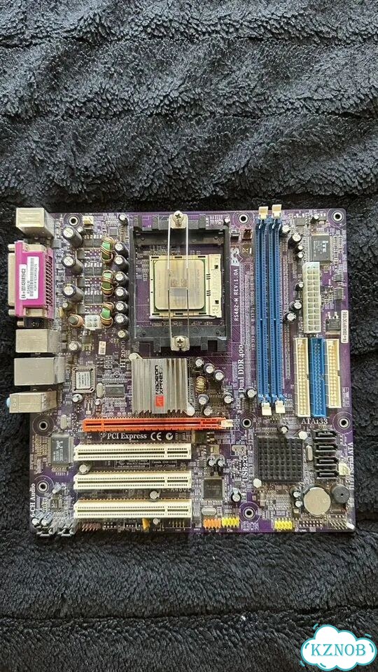 ECS RS482-M Rev. 1.0A + AMD Athlon 64 3000+ (939) фото 1