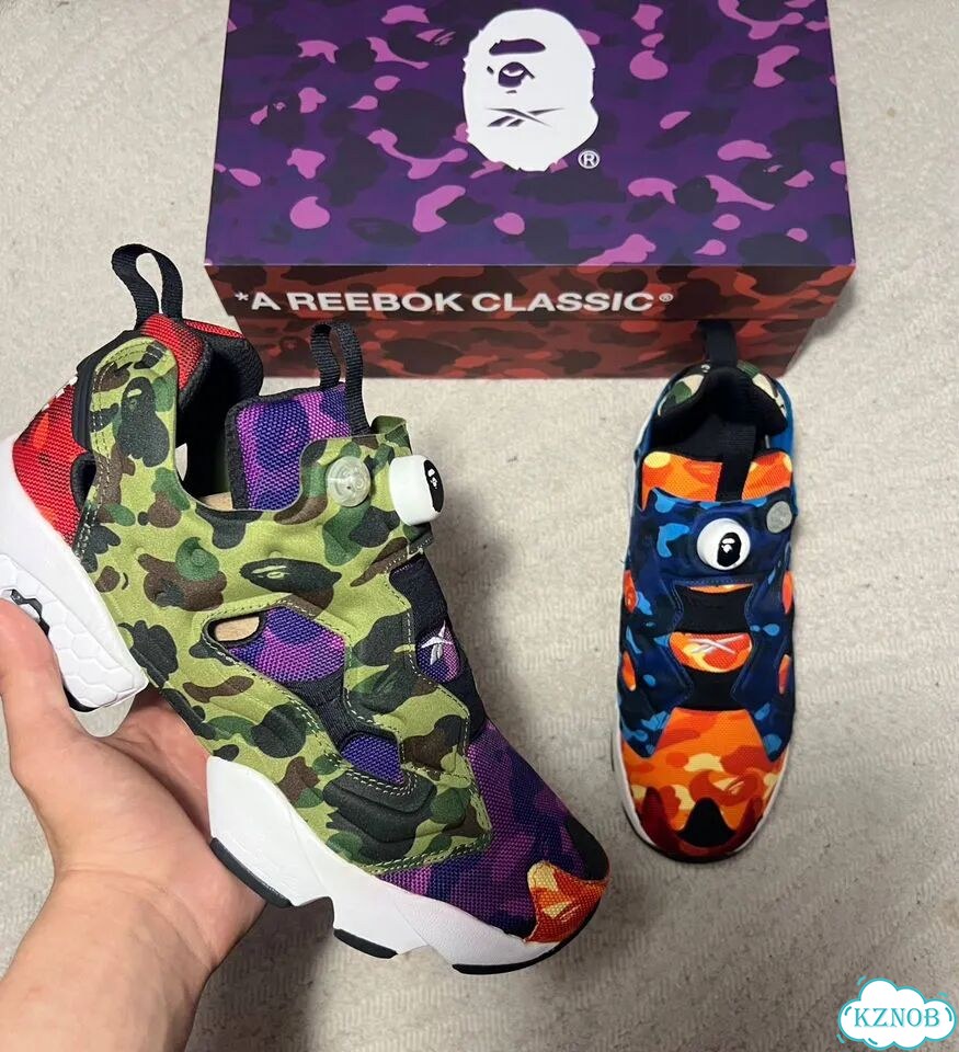 Reebok instapump x bape fury фото 1