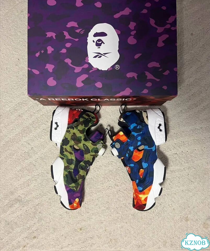 Reebok instapump x bape fury фото 3