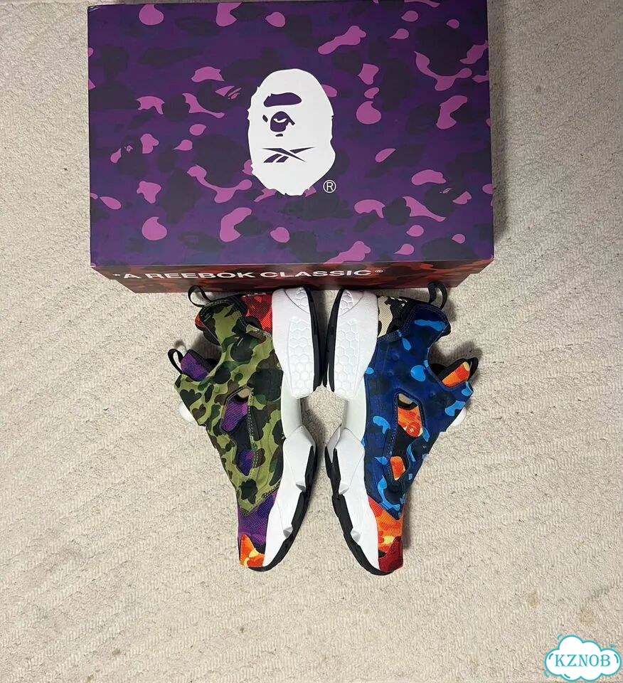 Reebok instapump x bape fury фото 4