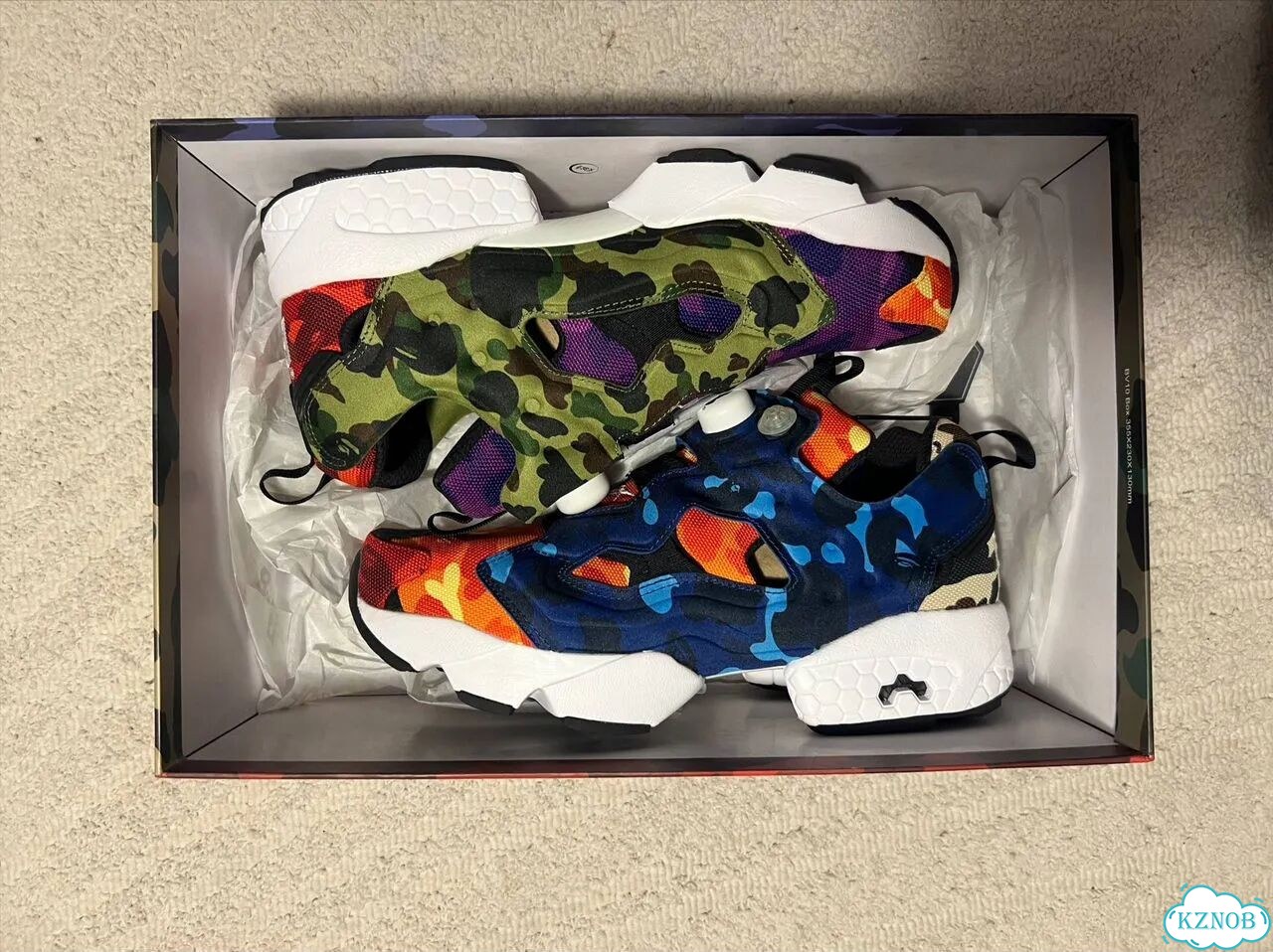Reebok instapump x bape fury фото 6