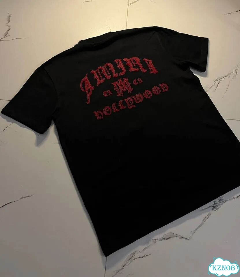 Футболка Amiri черная В наличии фото 4