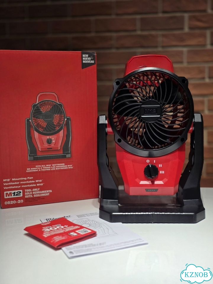 Аккумуляторный вентилятор milwaukee M12 0820-20 фото 1
