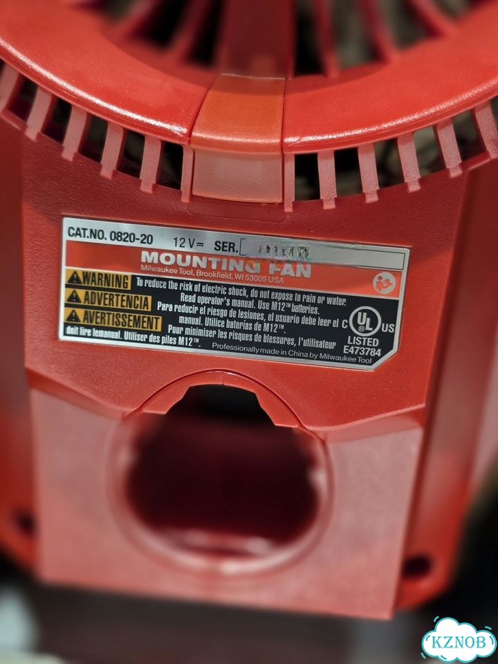 Аккумуляторный вентилятор milwaukee M12 0820-20 фото 8