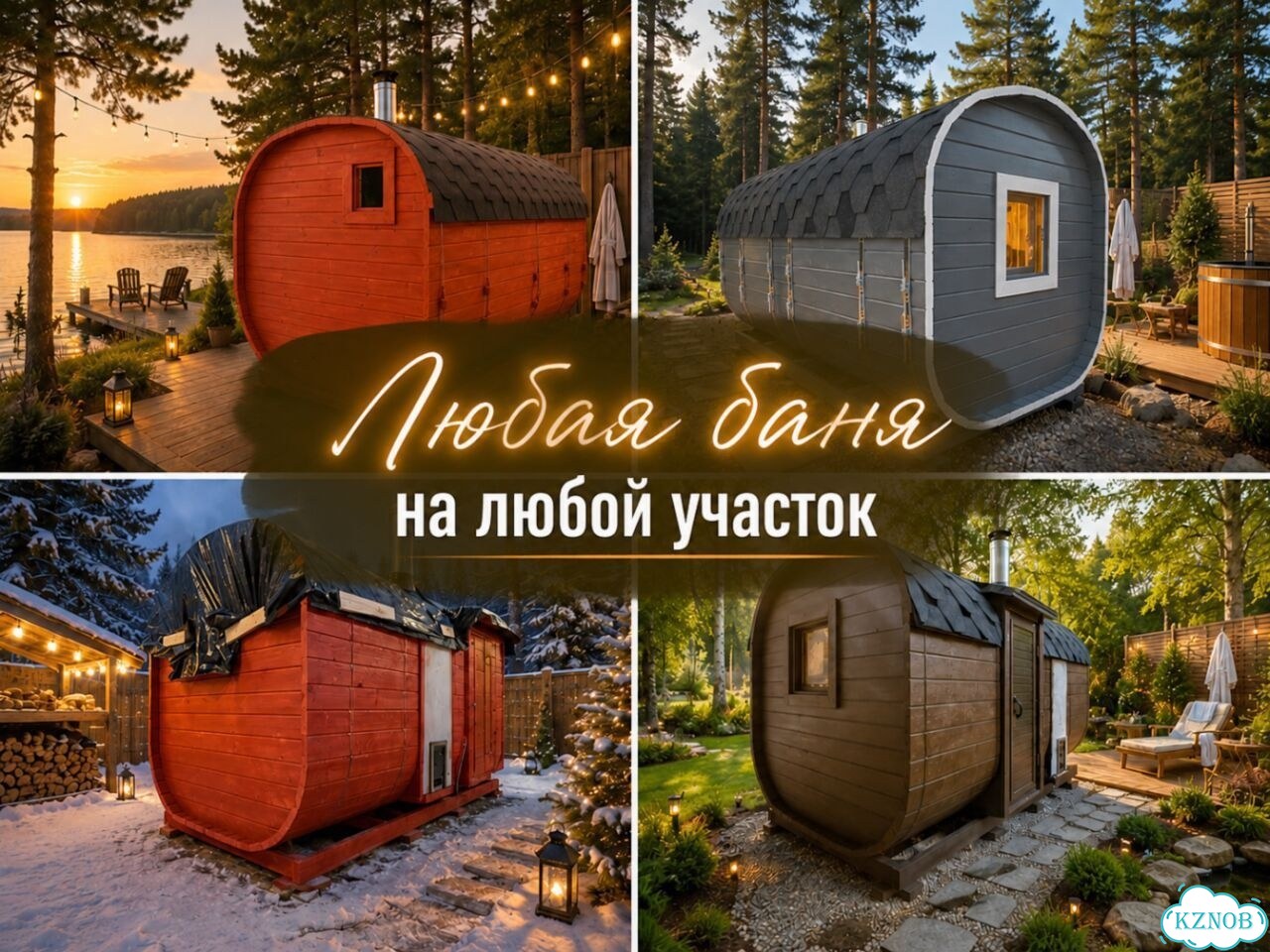 Баня бочка под ключ фото 1