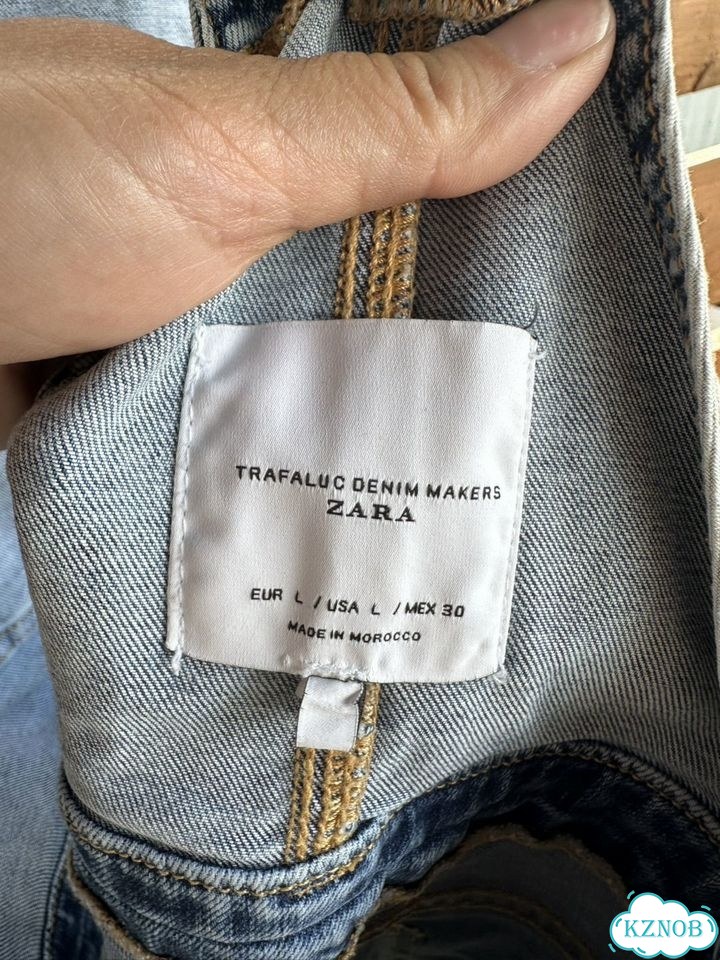 Комбинезон джинсовый женский Zara S фото 4