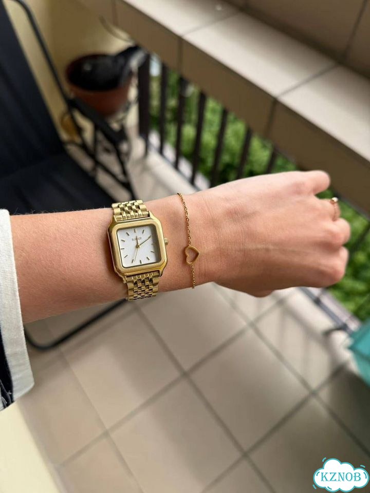 Женские часы Burker Macy Gold White фото 2