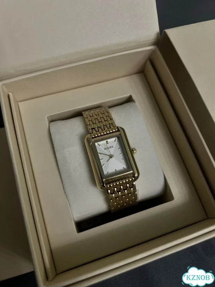 Часы Burker Watches, Olivia Gold White фото 1