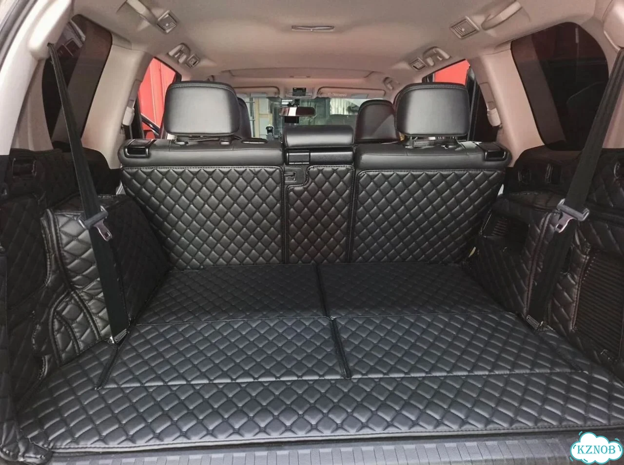 3D коврики в багажник toyota prado 150 7 фото 1