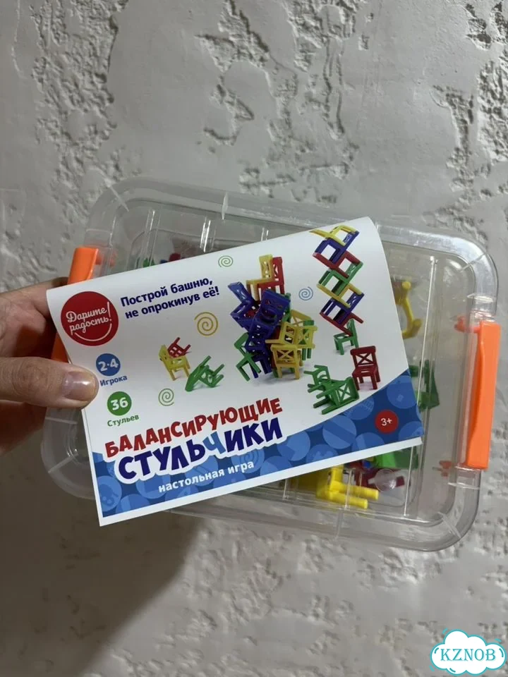 Игра «Балансирующие стульчики» 36 деталей, новая фото 6