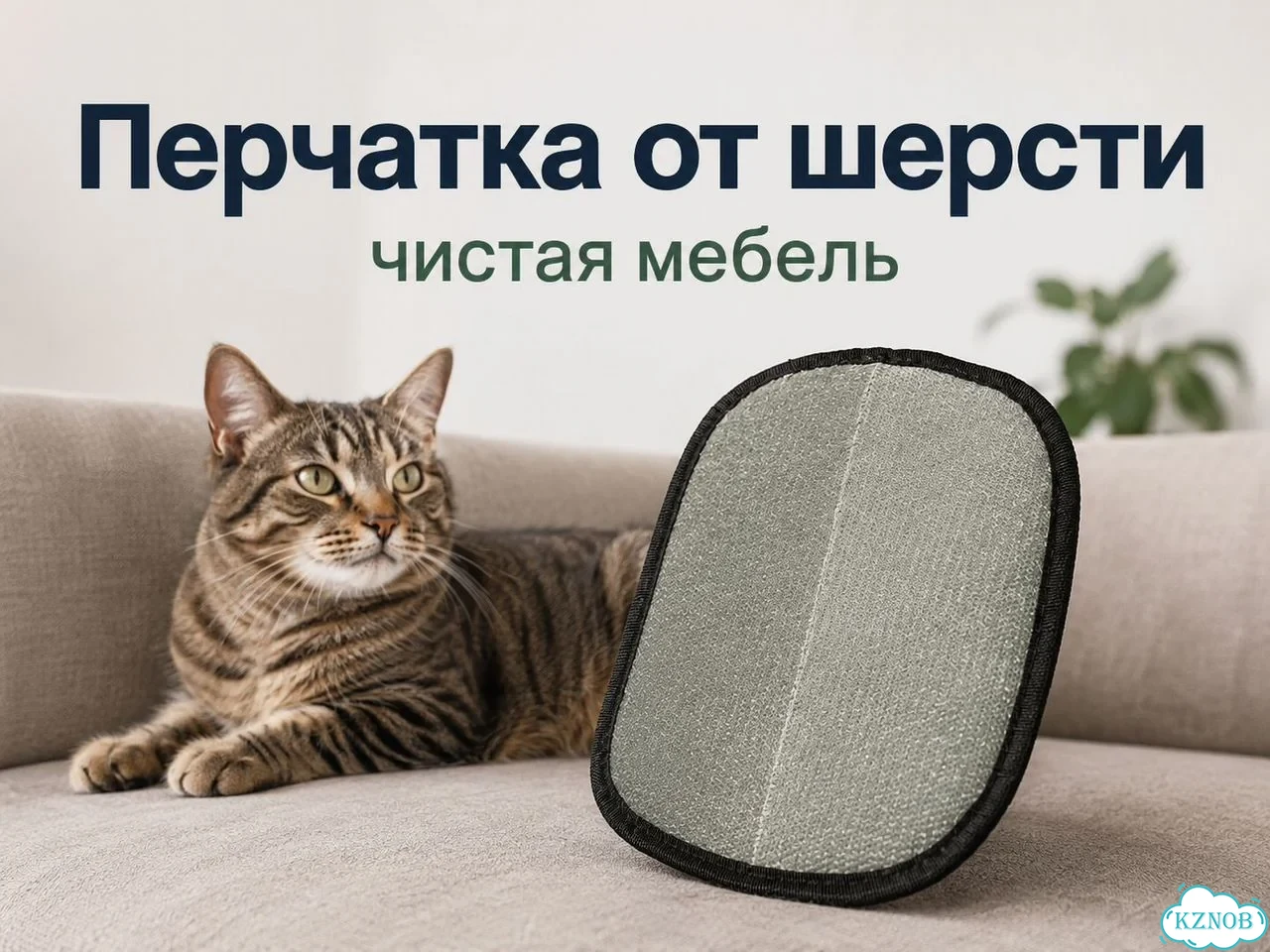 Перчатка от шерсти животных фото 1