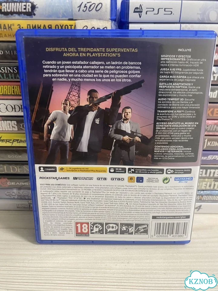 Grand Theft Auto V (GTA 5) PS5 (б/у диск) фото 2