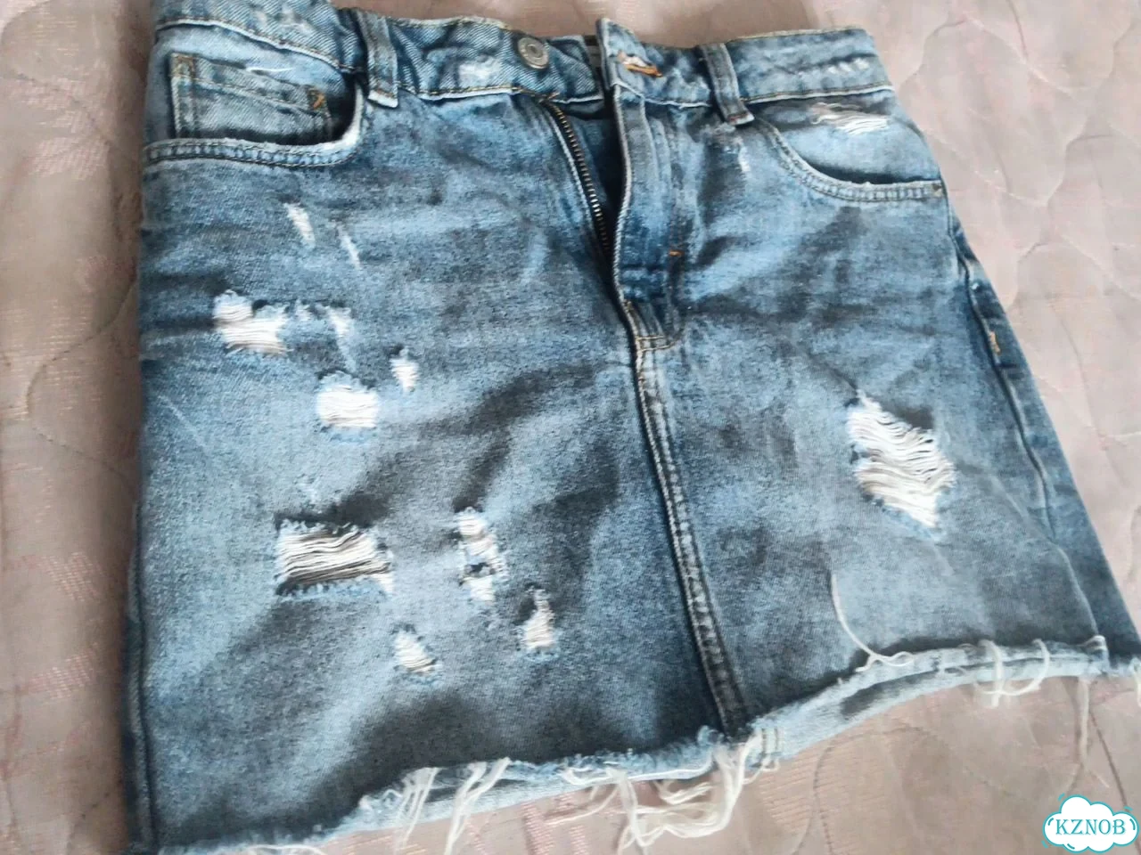 Джинсовая юбка zara фото 1