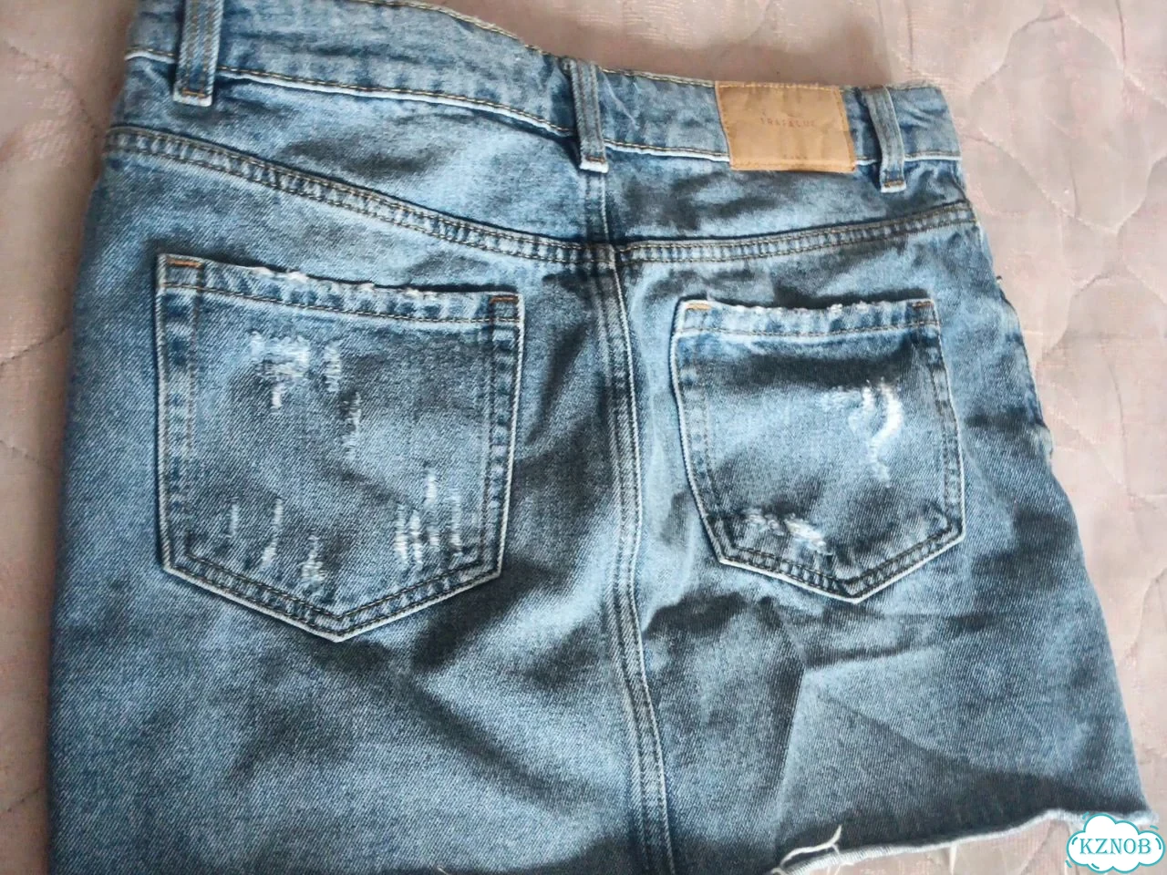 Джинсовая юбка zara фото 2