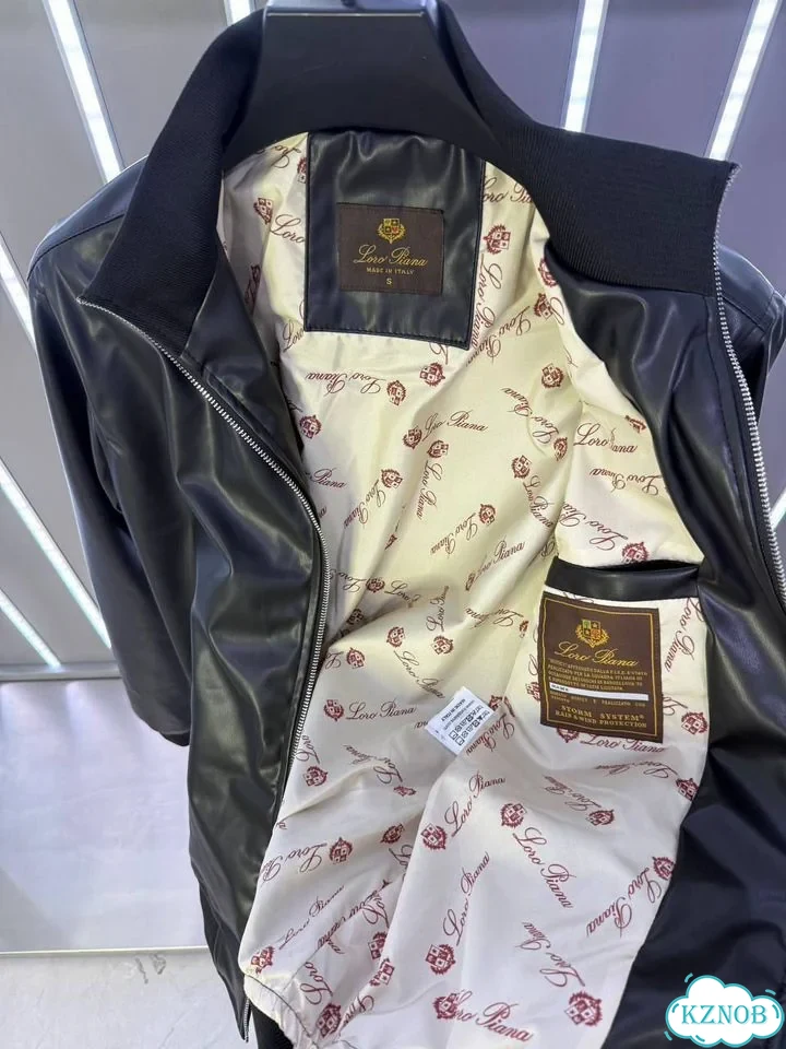 Кожаная куртка Loro Piana Old Money фото 4