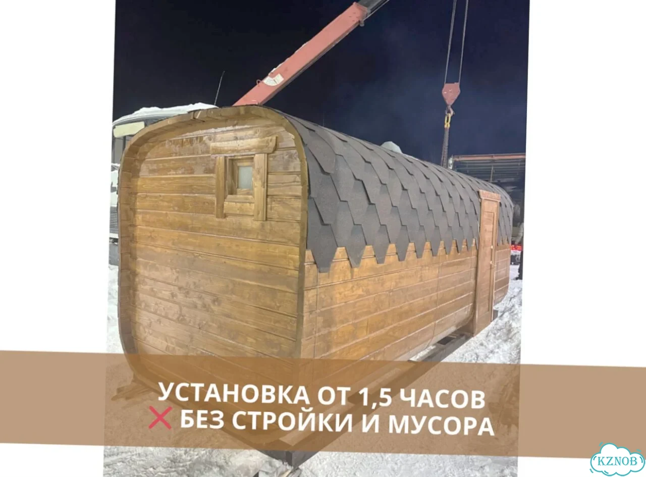 Баня бочка квадро в наличии фото 6