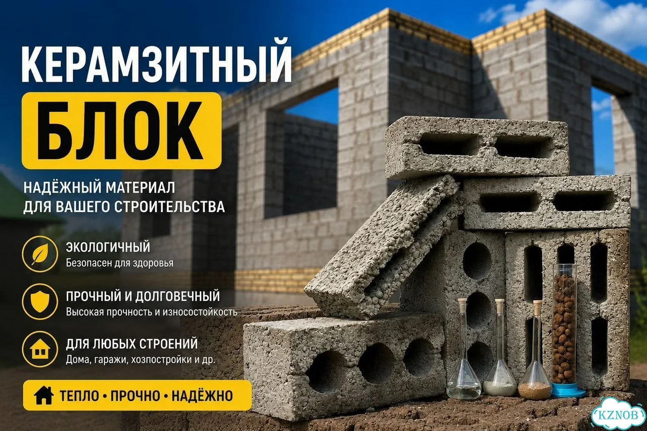 Керамзитные блоки в ассортименте фото 1