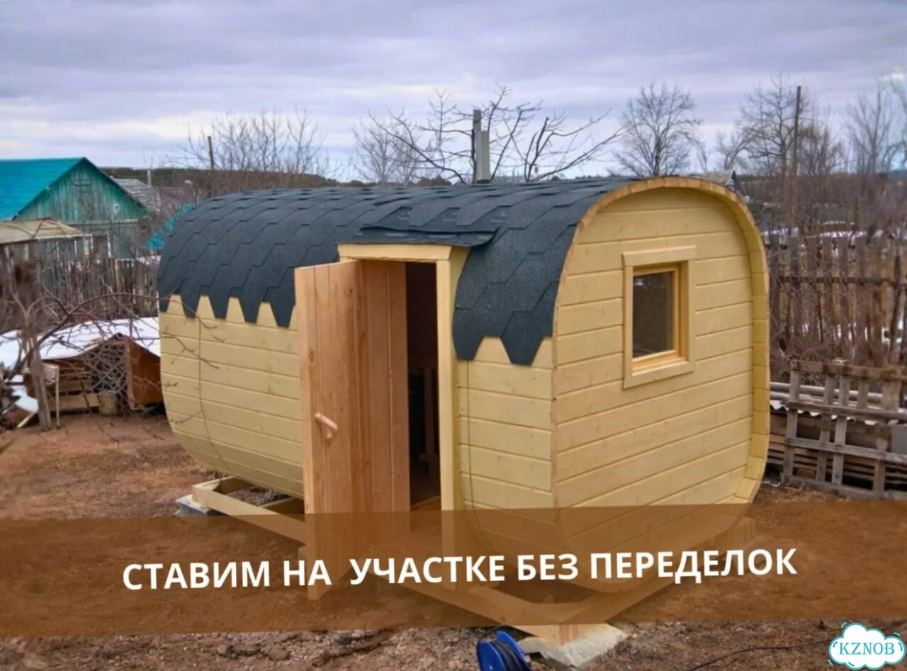 Баня бочка под ключ фото 5