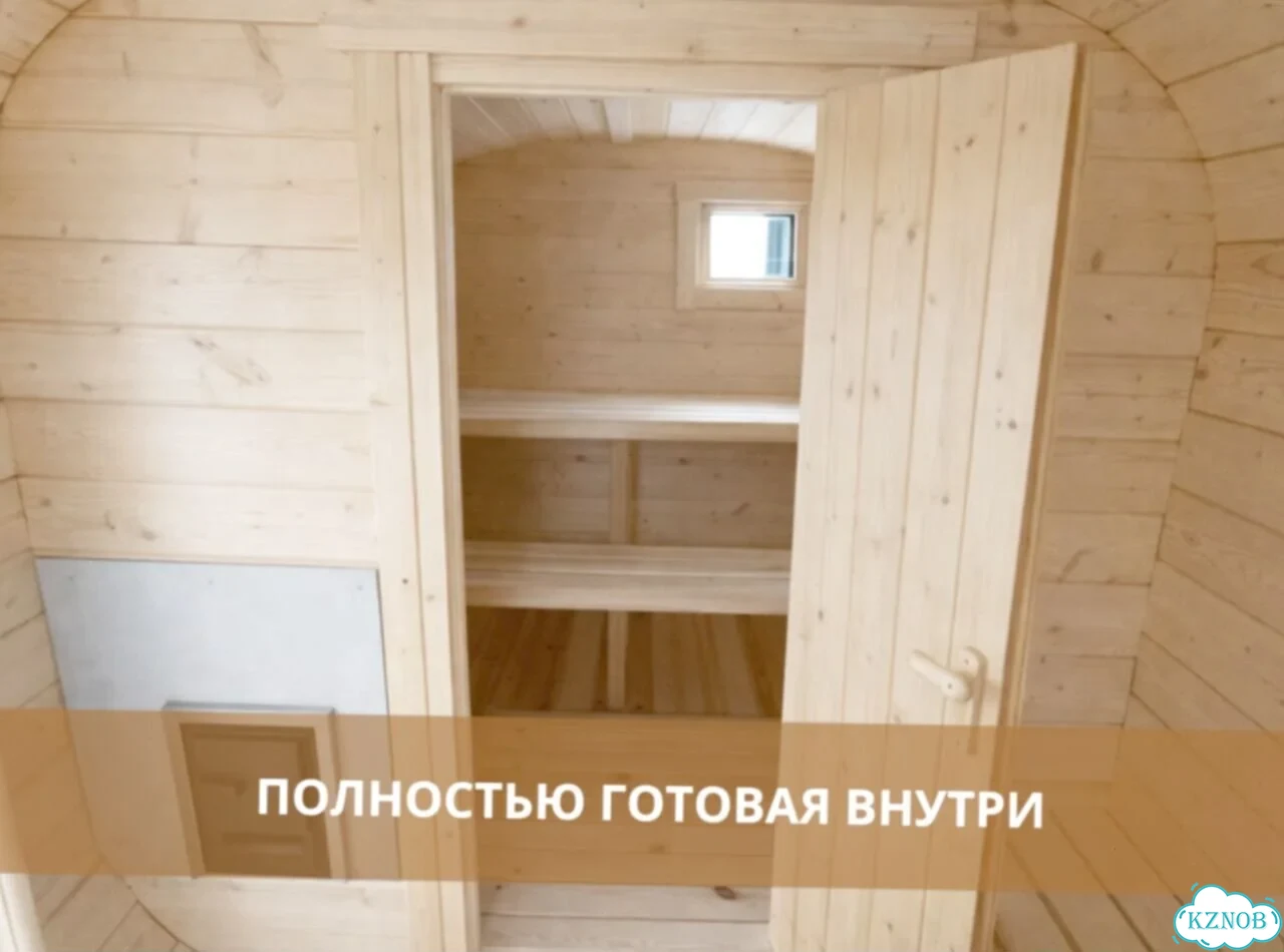 Баня бочка квадро в наличии фото 3