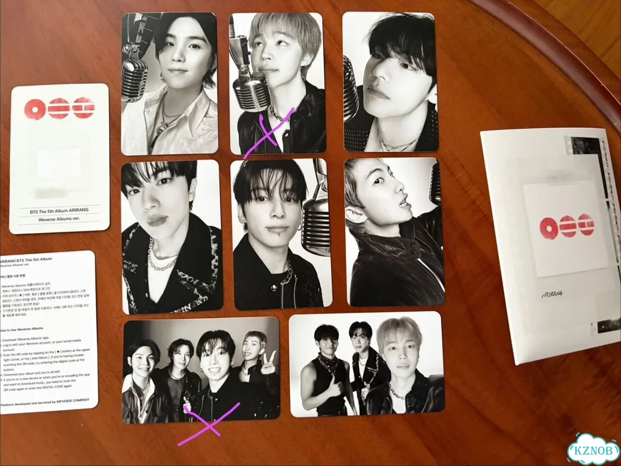 Оригинальные карты bts Arirang фото 3
