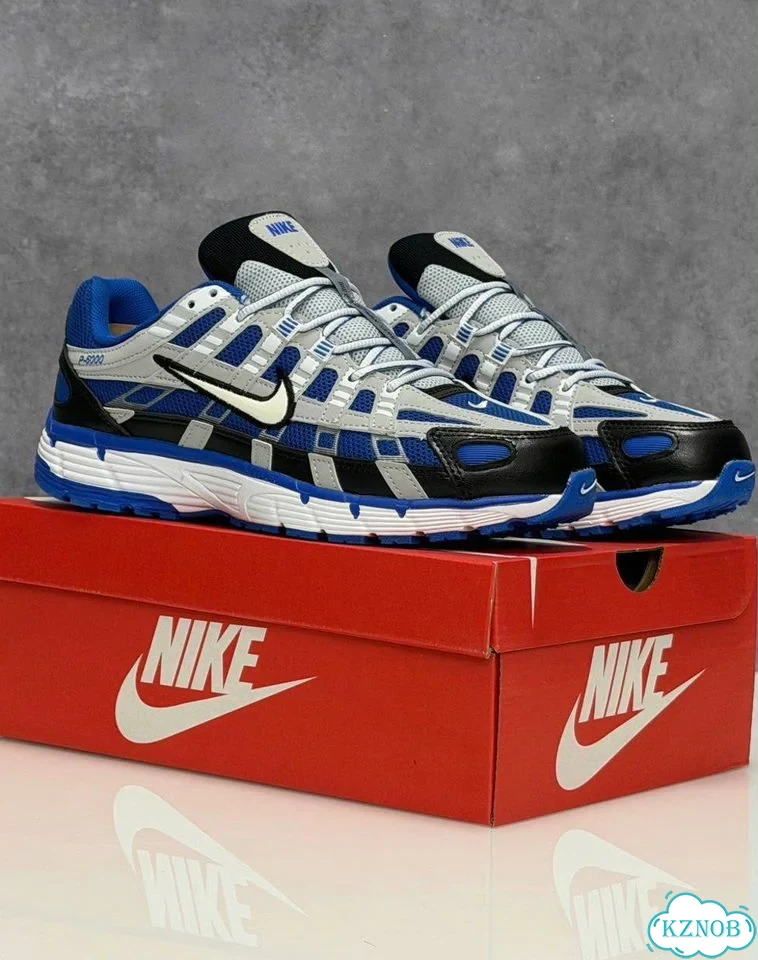 Кроссовки nike P6000 синие фото 4