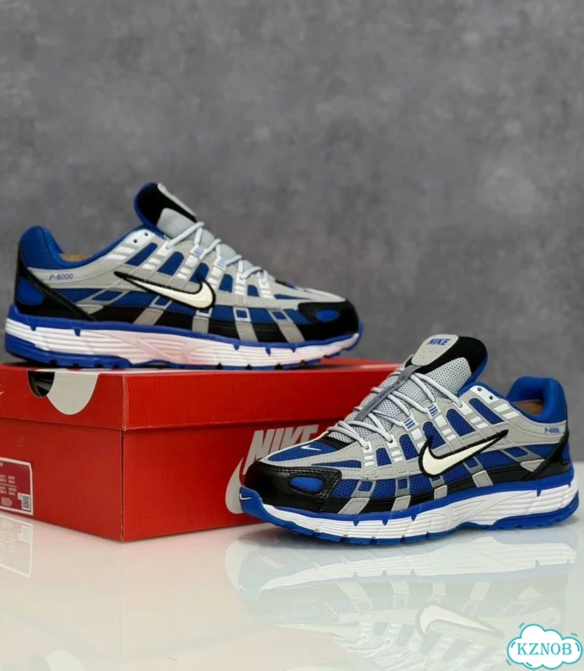 Кроссовки nike P6000 синие фото 6