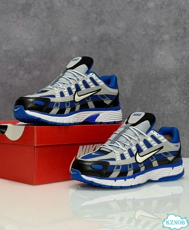 Кроссовки nike P6000 синие фото 7