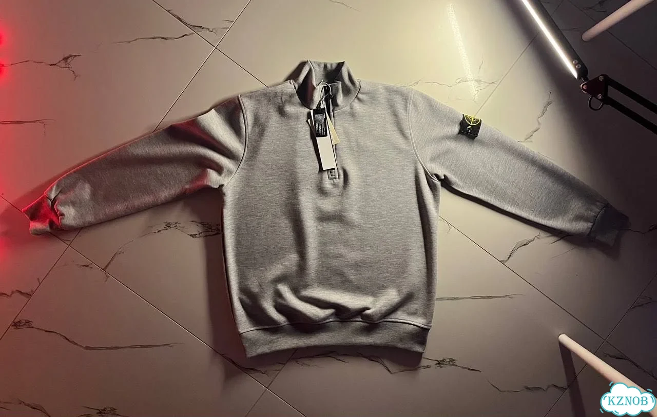 Кофта полузамок Stone Island Organic Cotton фото 4
