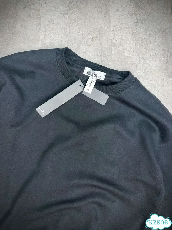 Свитшот Stone Island, чёрный фото 4