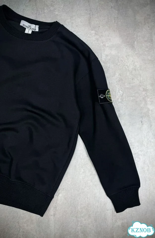 Свитшот Stone Island, чёрный фото 5