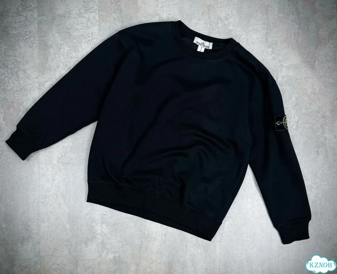 Свитшот Stone Island, чёрный фото 8