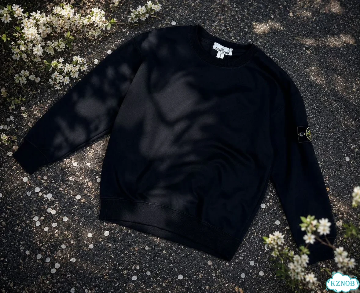 Свитшот Stone Island, чёрный фото 2