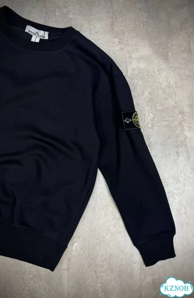 Свитшот Stone Island, чёрный фото 4
