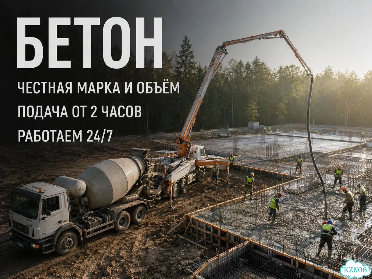 Бетон с быстрой доставкой фото 1