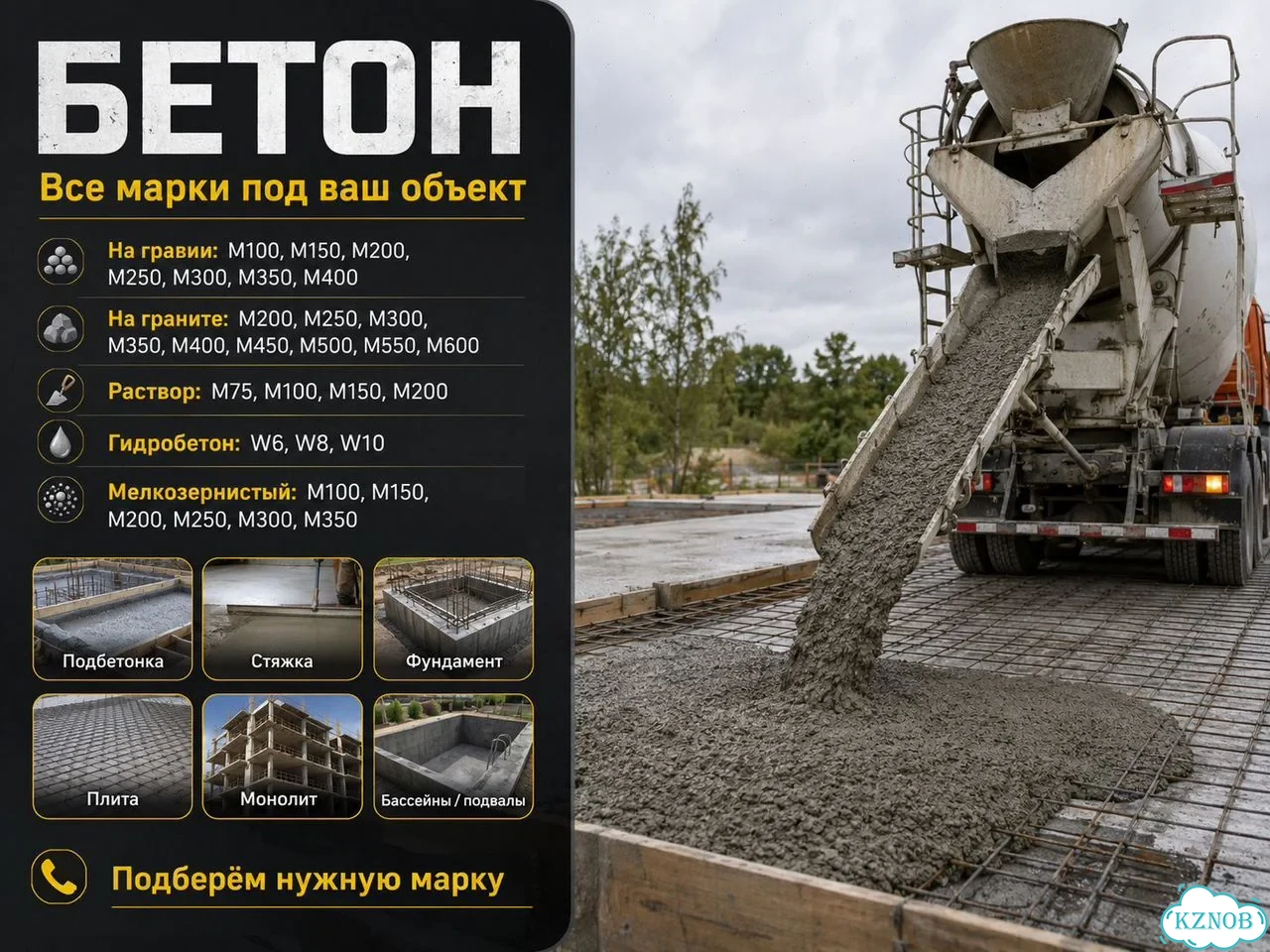 Бетон под заказ фото 2