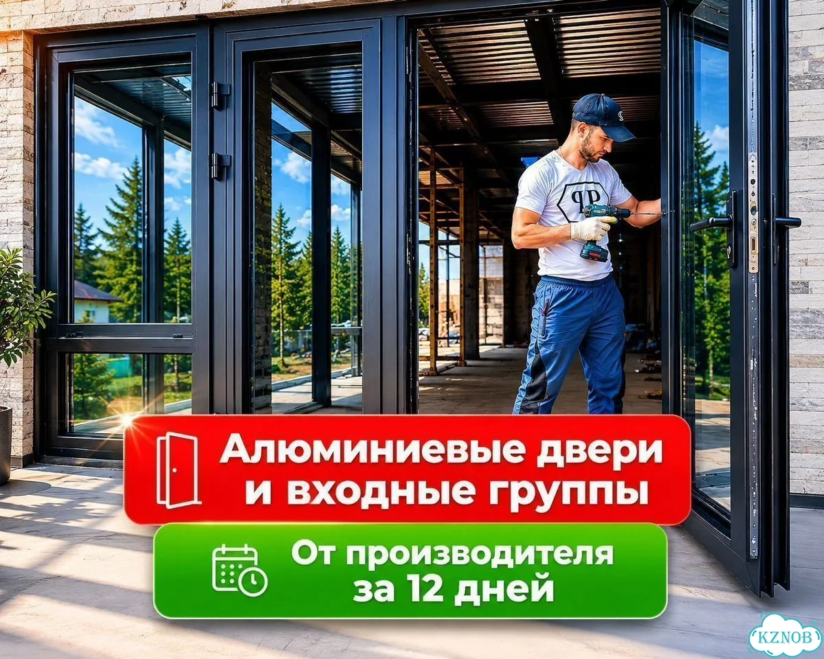 Алюминиевые двери и входные группы под ключ фото 1